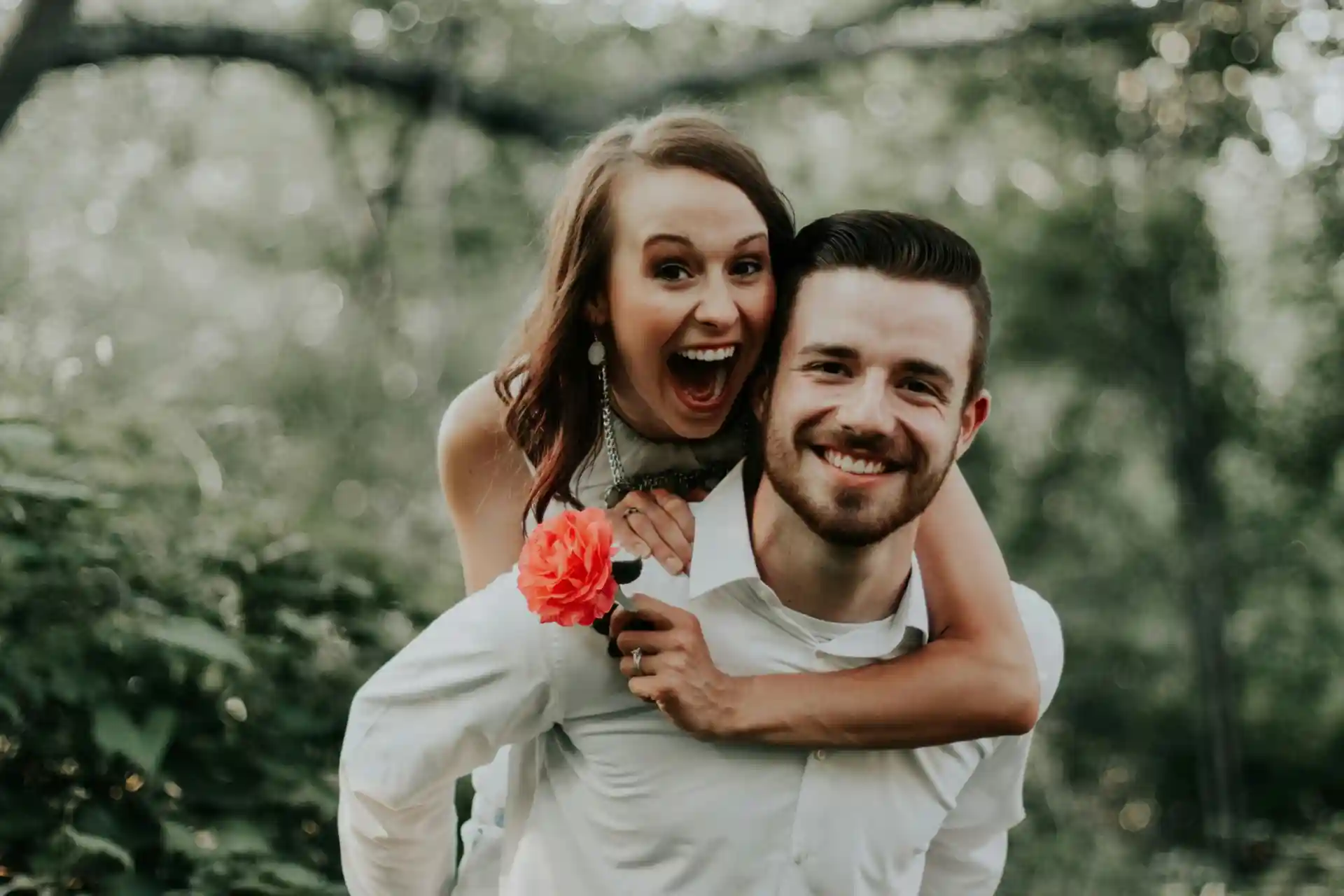 Happy couple after therapy