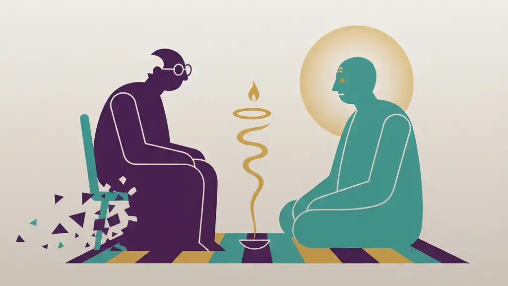 When Worlds Collide: A Dialogue between Sigmund Freud and Nisargadatta Maharaj