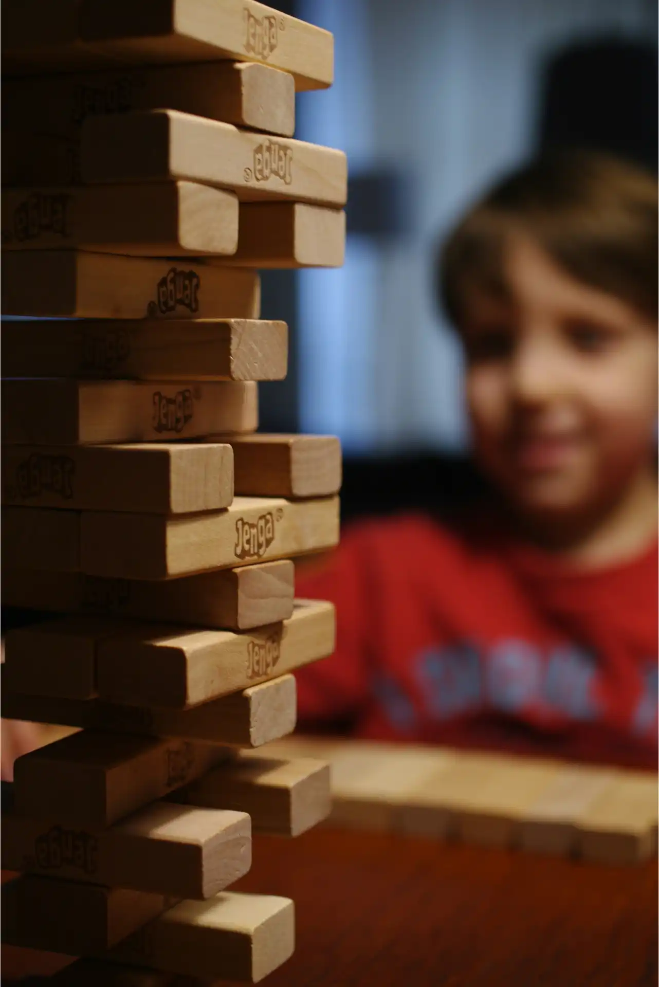 Family playing games outdoors